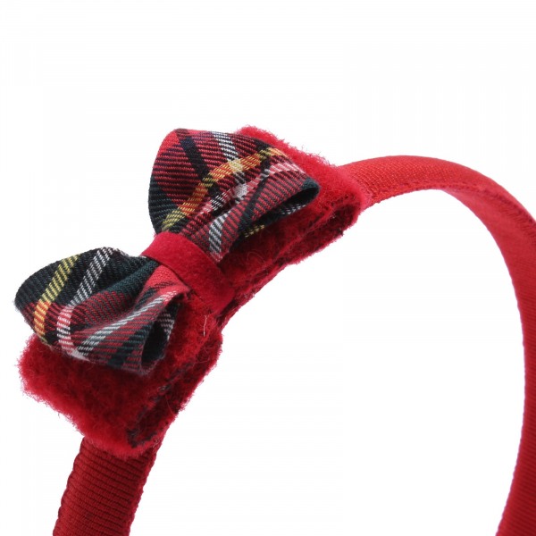 3046Y cerchietto bimba girl PASSAPO  red circlet hairband
