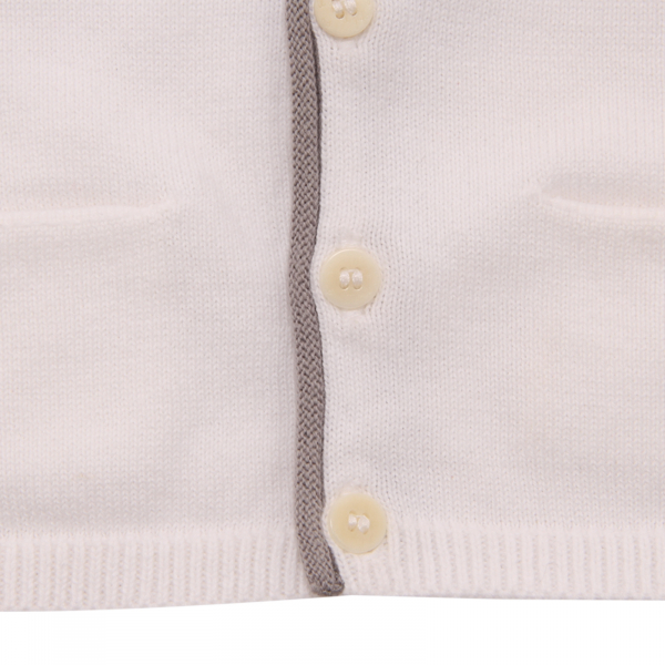 3072AR cardigan bimbo IL GUFO boy baby cotton sweater