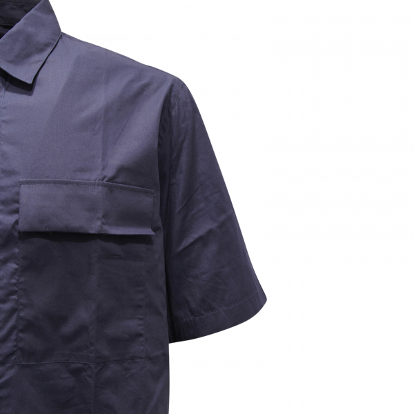 3080AV CAMICIA UOMO LOW BRAND MAN SHIRT BLUE
