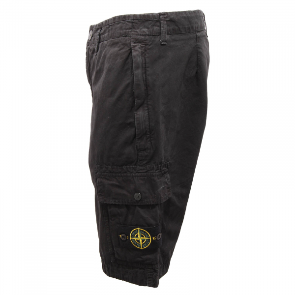 3102AN bermuda uomo STONE ISLAND man shorts black