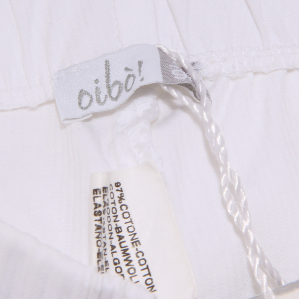 3115W bermuda bimbo OIBO'! white cotton short pant boy