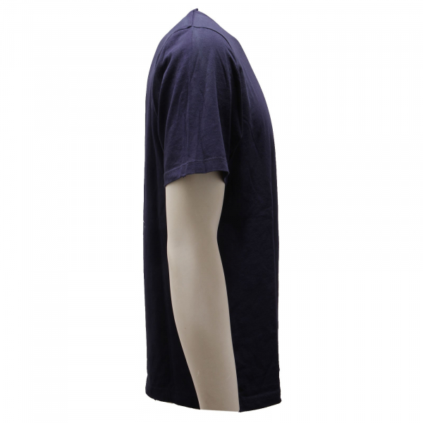 3140AC maglia uomo OFFICINA36 blue cotton abraded t-shirt man