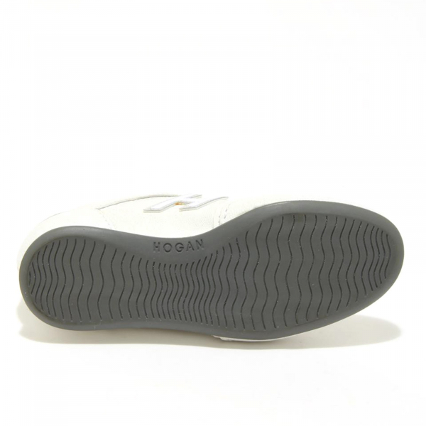 3162G sneaker bimba HOGAN JUNIOR OLYMPIA  SLASH H FLOCK scarpa shoes kids