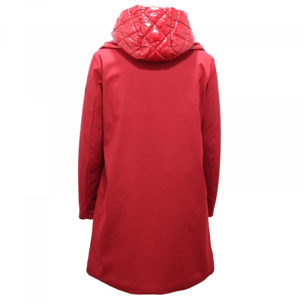 3186AI giubbotto donna UP TO BE woman CHAMPS ELYSEES padded jacket red