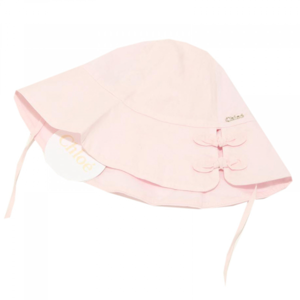 3200G cappello pescatore bimba rosa CHLOE' COTONE accessori bambina hat kids