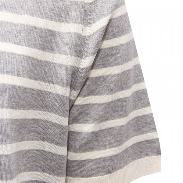 3204AH polo uomo THE PULL grey cotton/viscose polo-shirt man