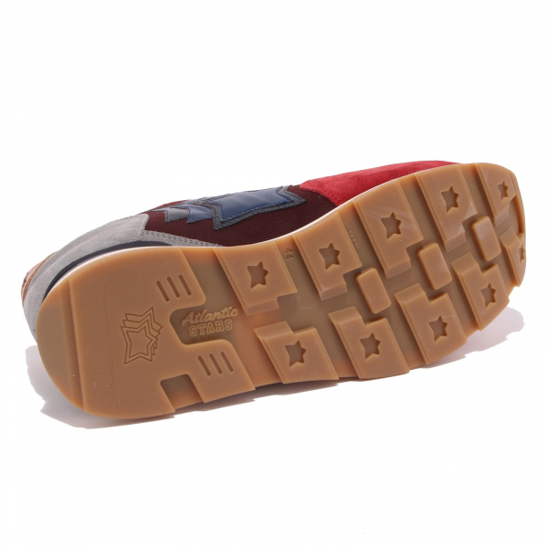 sneaker uomo red/bordeaux/blue ATLANTIC STARS ANTARES shoe man