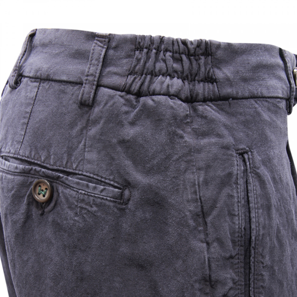 3223AU pantalone uomo BERWICH man lyocell/linen trousers delavè