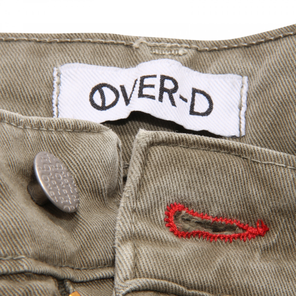 3228AS jeans uomo OVER-D man denim trousers green