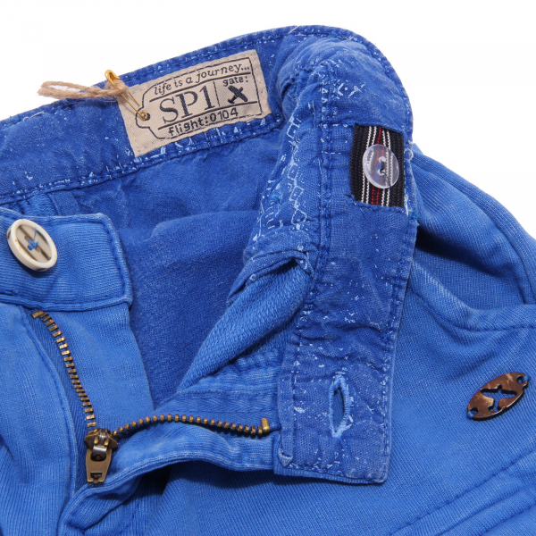 3228W bermuda bimbo SP1 blue cotton short pant boy