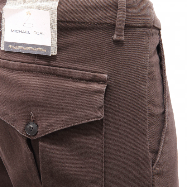 3234AM pantalone uomo MICHAEL COAL man trousers brown