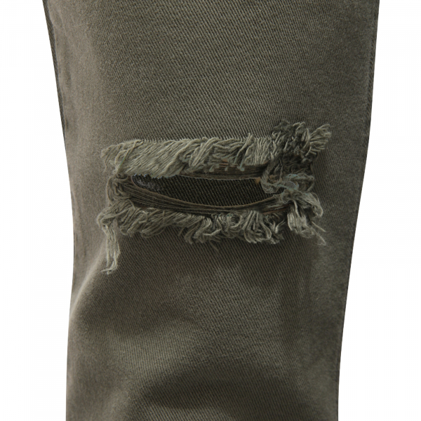 3236AS jeans uomo OVER-D man denim trousers green