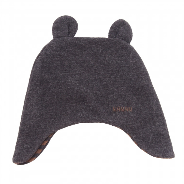 3239AL cuffia bimbo boy NANAN kids hat kids grey