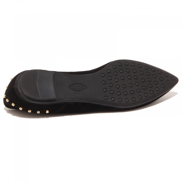 3268P ballerina donna TOD'S nero scarpa shoe suede woman