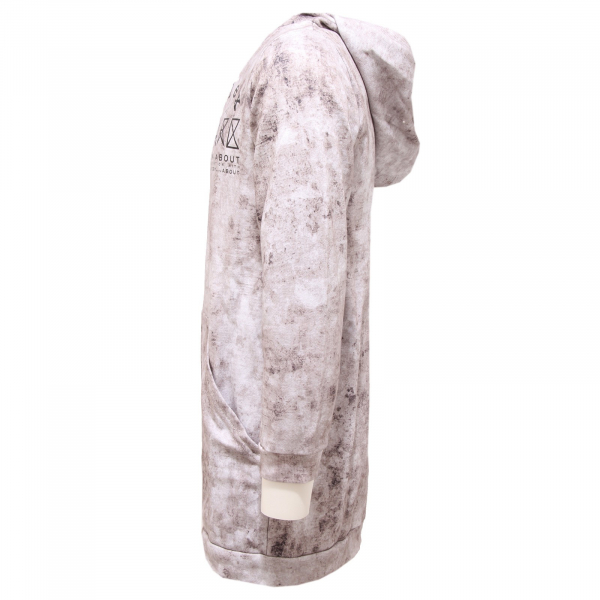 3283R felpa donna MAISON ABOUT MILANO maxi felpa manica 3 /4 sweatshirt women