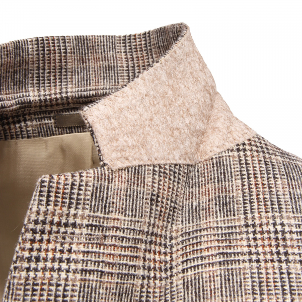 3304Q giacca uomo BORDONI lana marrone/beige jacket men
