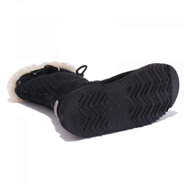 3304Y (NO BOX) stivale bimba girl UGG scarpe wool shoe boot black