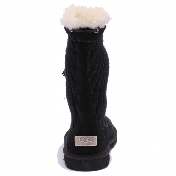 3304Y (NO BOX) stivale bimba girl UGG scarpe wool shoe boot black