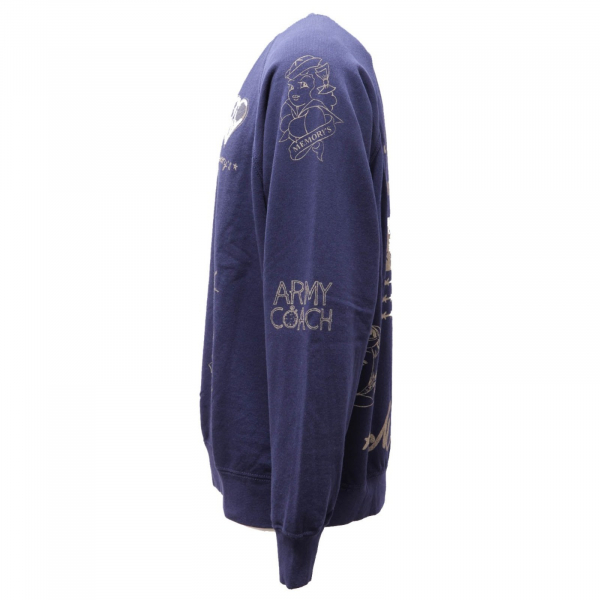 3306AH felpa uomo MEMORY'S blue cotton sweatshirt men