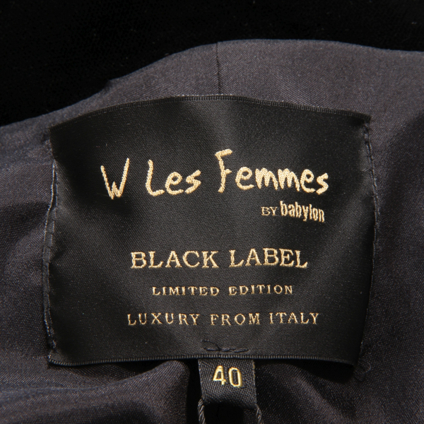 3308AV ABITO GIACCA DONNA W LES FEMMES BY BABYLON LIMITED EDITION DRESS