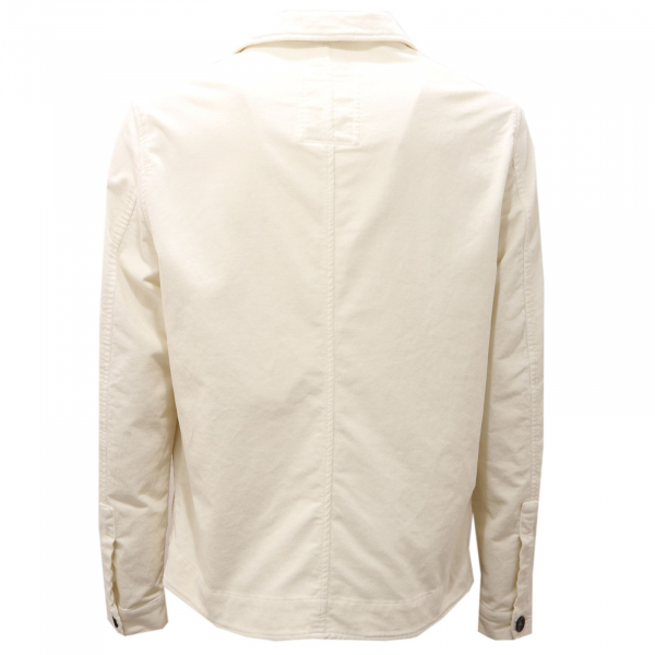3318AF giacca uomo OFFICINA36 off white velvet jacket man