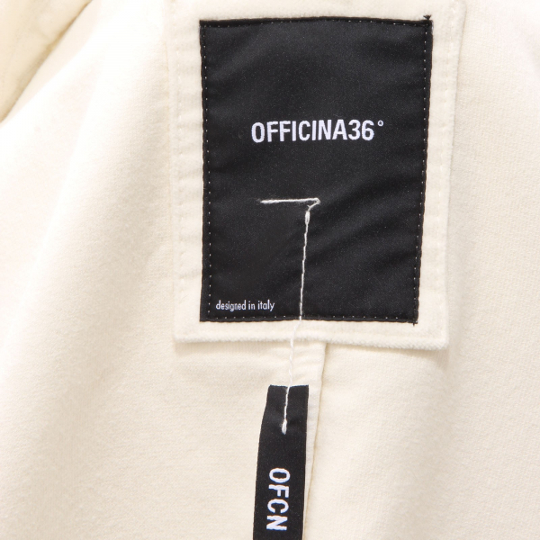 3318AF giacca uomo OFFICINA36 off white velvet jacket man