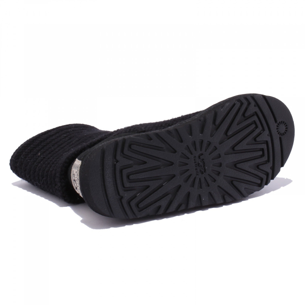 3318Y  (NO BOX) stivale bimba girl UGG scarpe wool shoe boot black