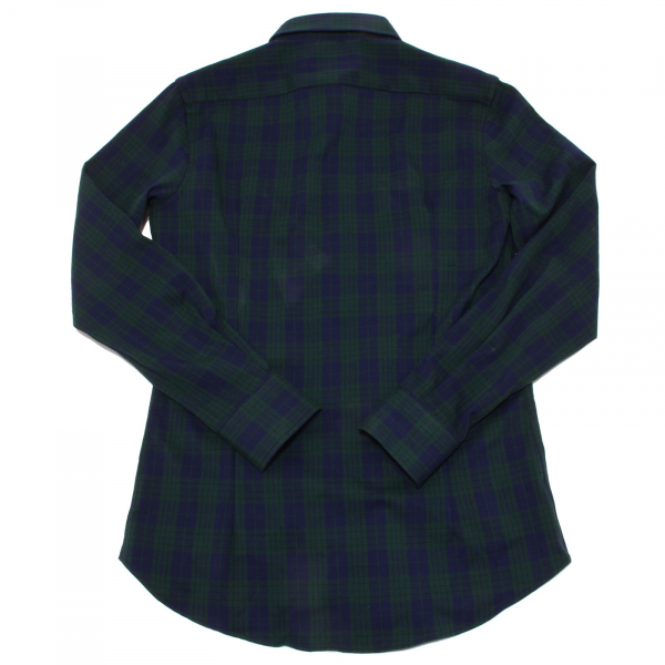 3321O camicia MINIMAL verde/blu camicie uomo shirt men