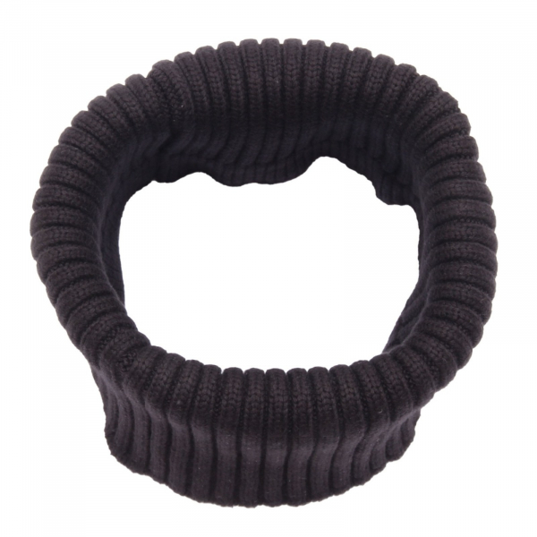 3327AL scaldacollo bimbo boy STONE ISLAND kids neck warmer scarf black