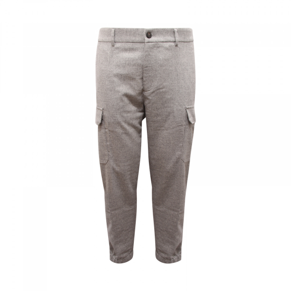 3334AZ PANTALONE CARGO UOMO PESERICO MAN WOOL BLEND TROUSERS