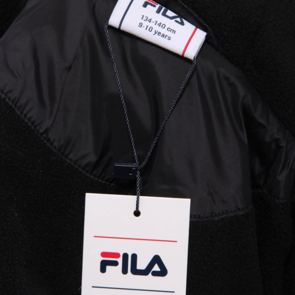 giubbotto bimbo BOY FILA black jacket