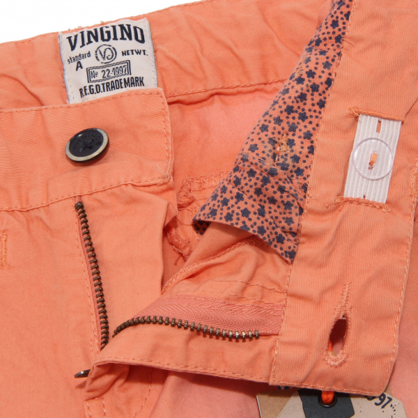 3340W bermuda bimbo VINGINO orange vintage cotton short pant boy