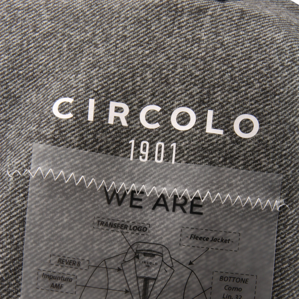 3341AQ giacca uomo CIRCOLO 1901 man cotton jacket grey