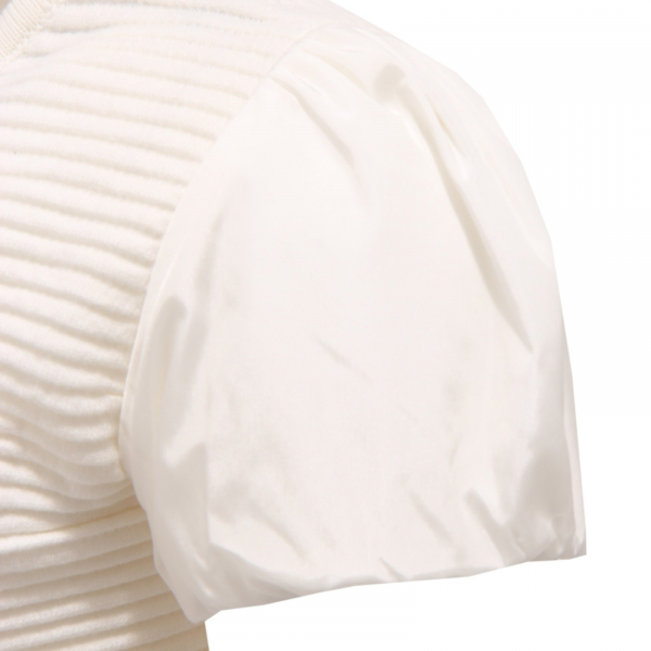 3341S maglia cardigan panna bimba MONCLER tricot t-shirt kid