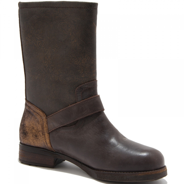 3348G stivale donna marrone SOISIRE SOIEBLEU SOVE 02 scarpa boots shoes women