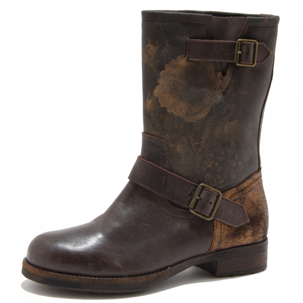 3348G stivale donna marrone SOISIRE SOIEBLEU SOVE 02 scarpa boots shoes women