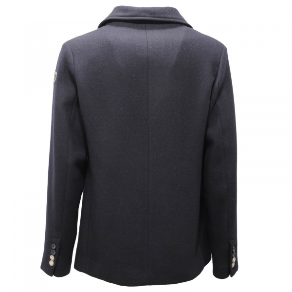 3350AI cappotto uomo FRED MELLO men wool blend coat blue
