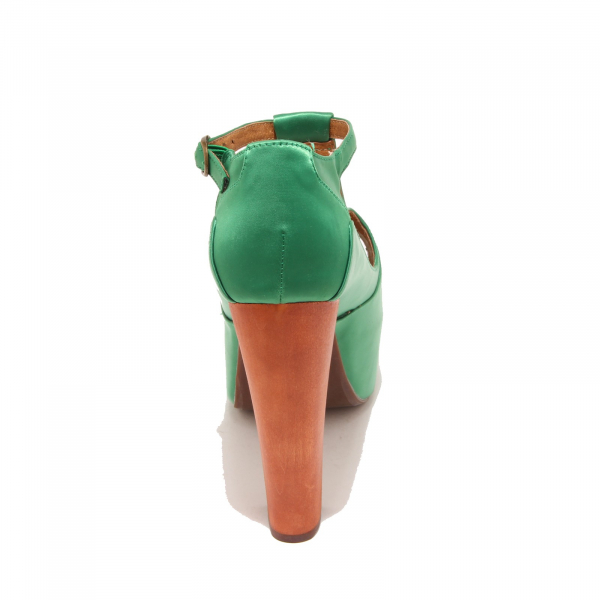 3357I sandali donna JEFFREY CAMPBELL foxy wood scarpe shoes women