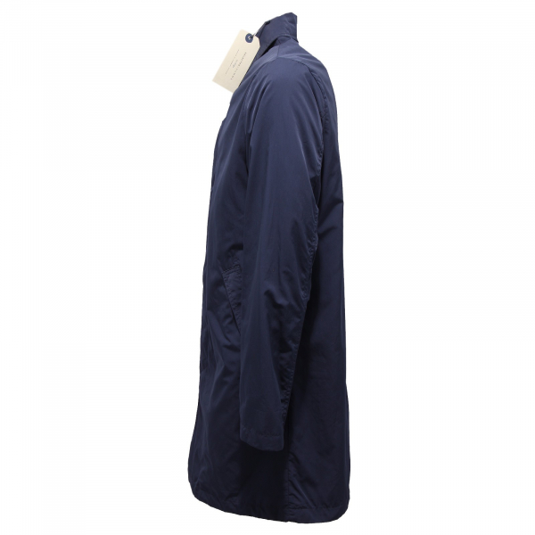 giubbotto uomo SELECTED HOMME INDIGO impermeabile blu trench coat men