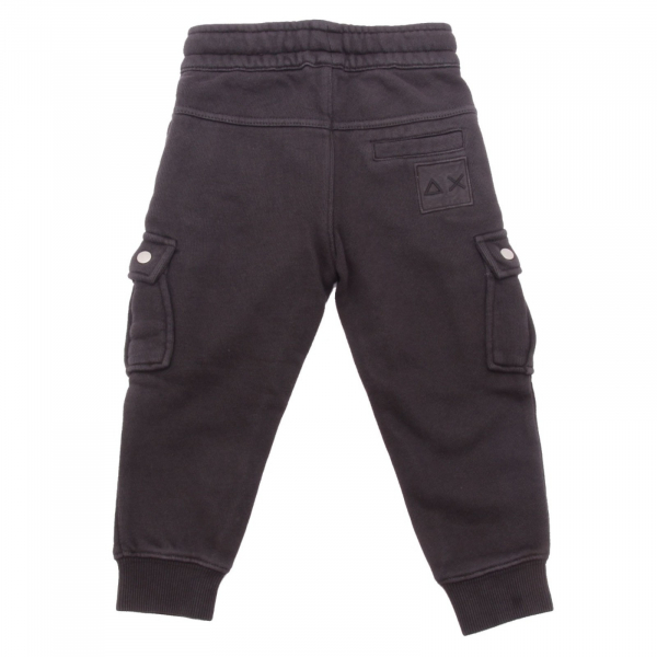 3364AL pantalone bimbo boy SUN68 kids sweatpant black