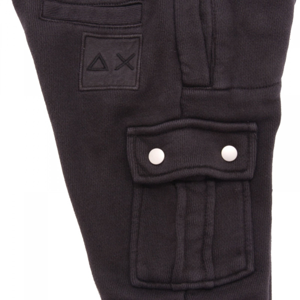 3364AL pantalone bimbo boy SUN68 kids sweatpant black