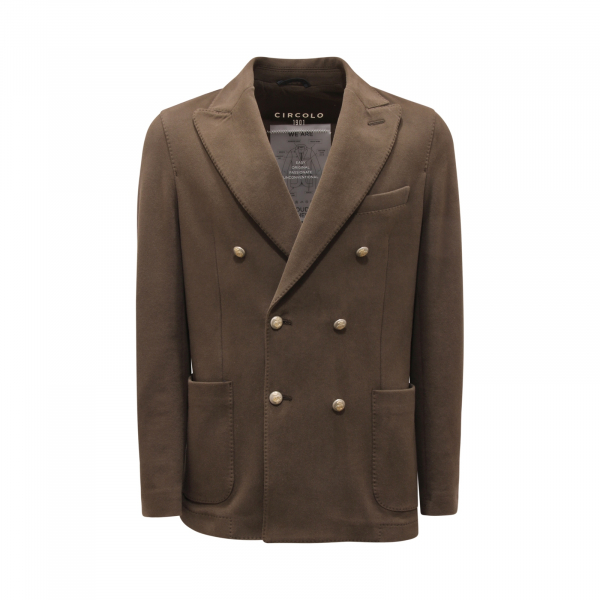 3365AQ giacca doppiopetto felpa uomo CIRCOLO 1901 man jacket