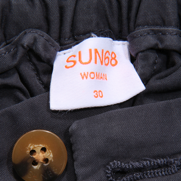 3368AT pantalone donna SUN 68 woman trousers blue