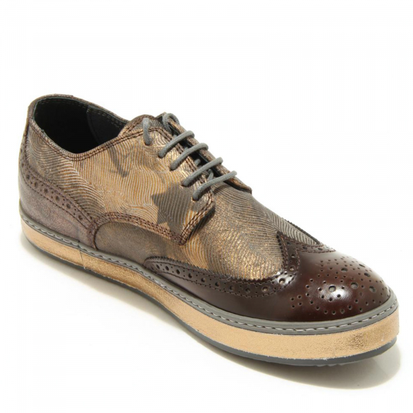 3370G scarpa donna marrone SOISIRE SOIEBLEU DAFF 03 calzatura shoes women