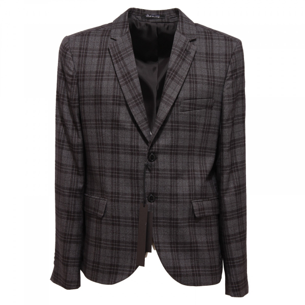 3371Q giacca uomo grigio nero GAUDI' IRONIC DANDY jacket men
