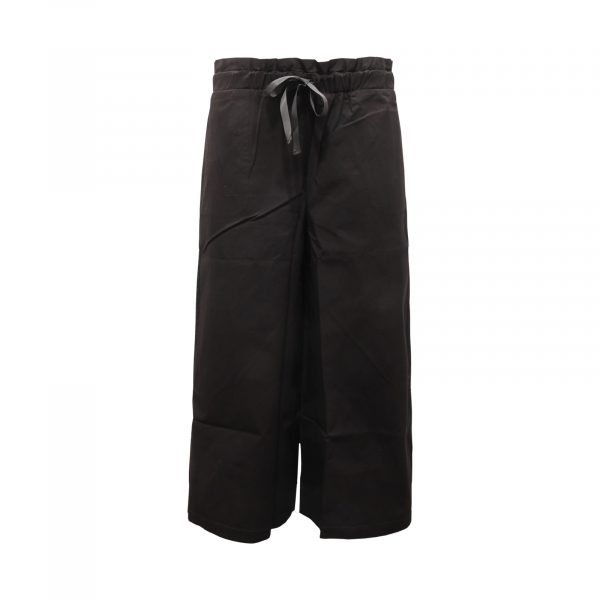 3386AT pantalone donna SUN 68 WIDE LEG woman pants black