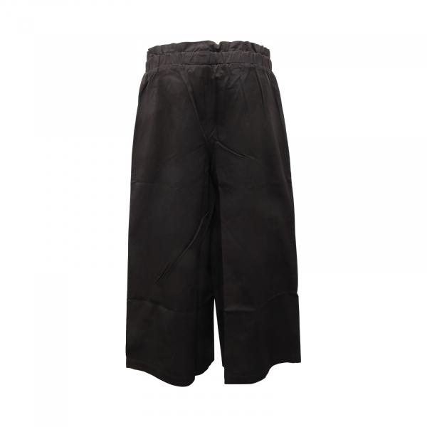 3386AT pantalone donna SUN 68 WIDE LEG woman pants black