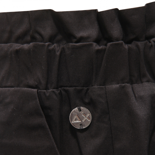 3386AT pantalone donna SUN 68 WIDE LEG woman pants black