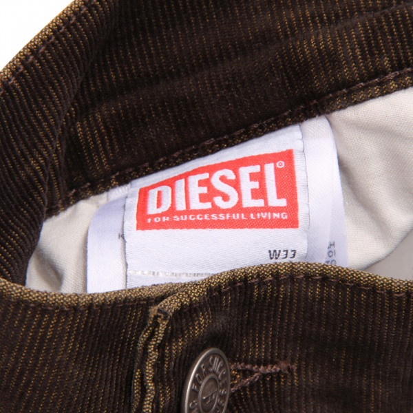 3388AZ PANTALONE VELLUTO UOMO DIESEL 2019 D-STRUKT MAN VELVET TROUSERS