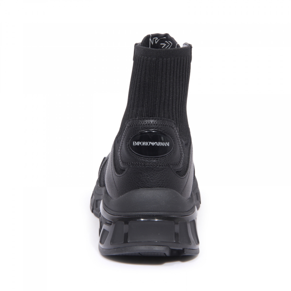3393AU sneaker uomo EMPORIO ARMANI man shoes black